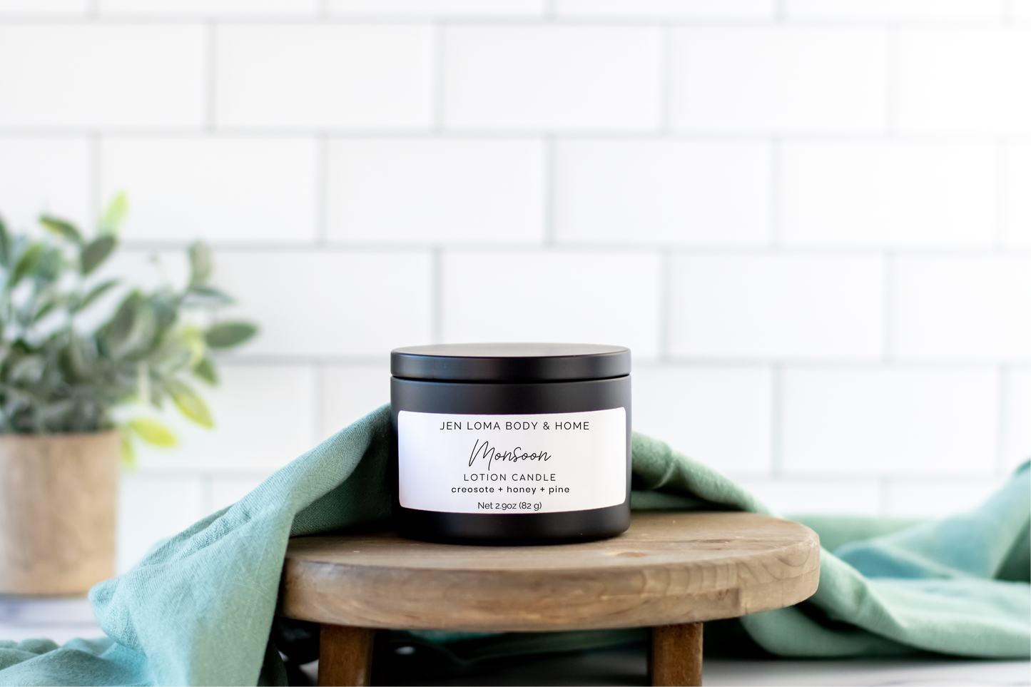 Monsoon Scented Lotion Candle - 2.9 oz